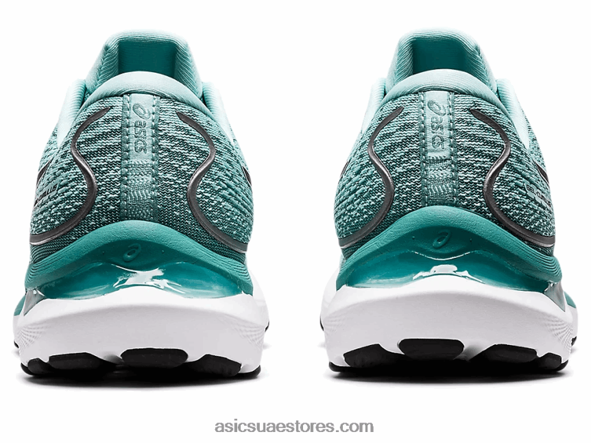 Asics واحة خضراء / سوداء هلام الركام 24 عريض 2N24DJ3249