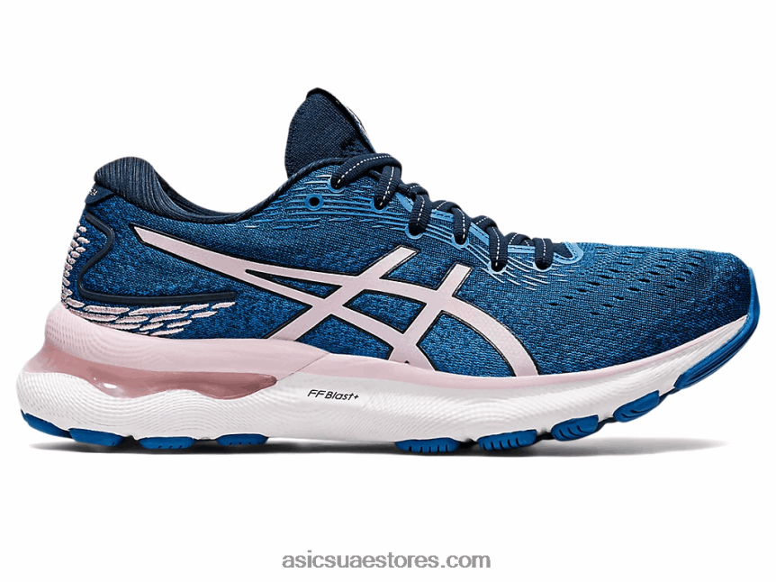 Asics الأزرق الفرنسي / بالكاد ارتفع نيمبوس جل 24 2N24DJ3546