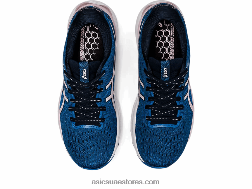 Asics الأزرق الفرنسي / بالكاد ارتفع نيمبوس جل 24 2N24DJ3546