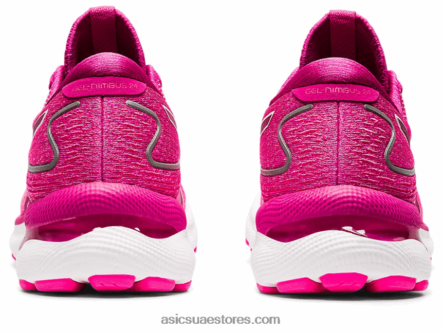 Asics فوشيا أحمر / أبيض نيمبوس جل 24 2N24DJ3548
