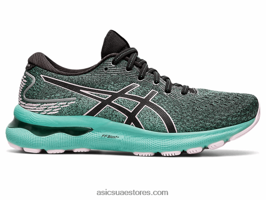 Asics أسود / بالكاد ارتفع نيمبوس جل 24 2N24DJ3550