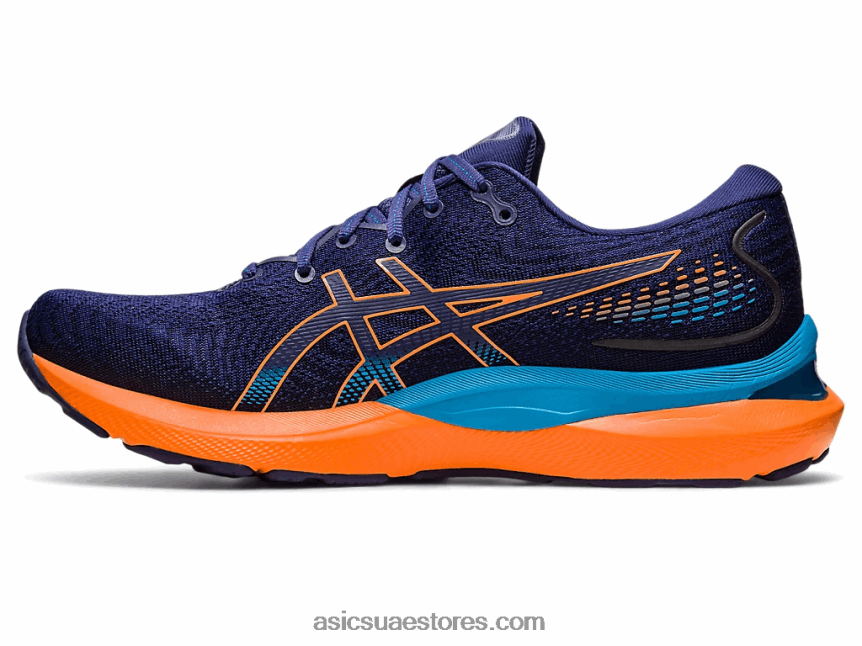Asics أزرق نيلي / شمس خوخ جل-ركام 24 2N24DJ363