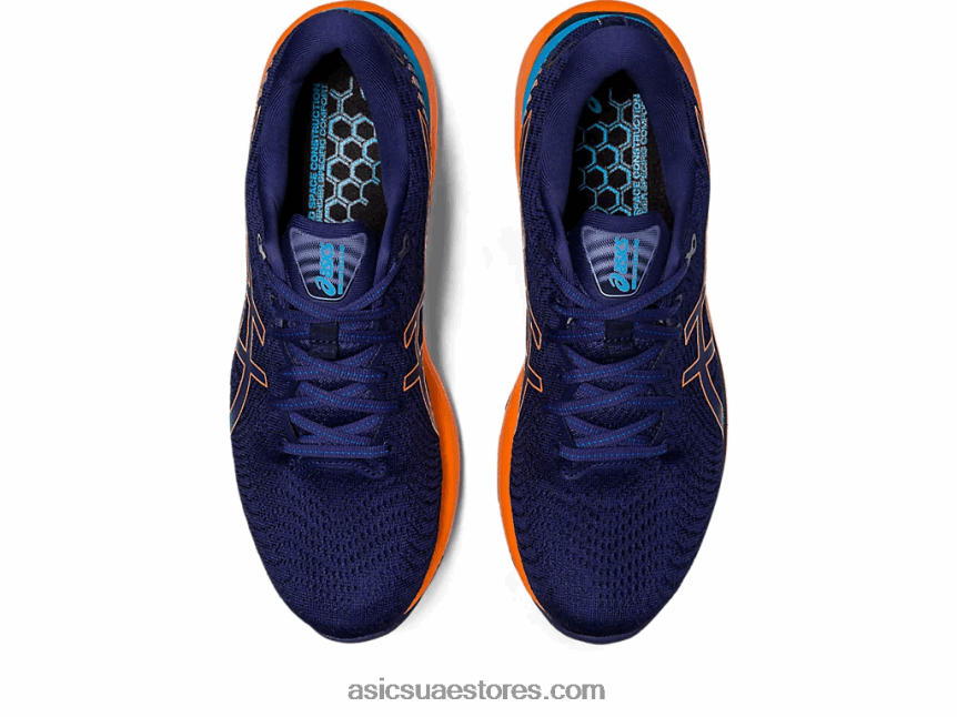 Asics أزرق نيلي / شمس خوخ جل-ركام 24 2N24DJ363