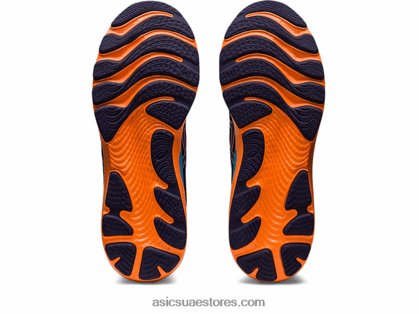 Asics أزرق نيلي / شمس خوخ جل-ركام 24 2N24DJ363