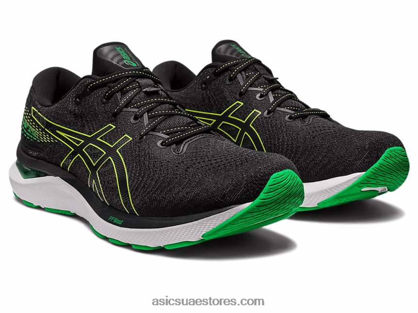 Asics أسود / قشر الليمون جل-ركام 24 2N24DJ422