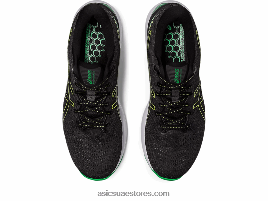 Asics أسود / قشر الليمون جل-ركام 24 2N24DJ422