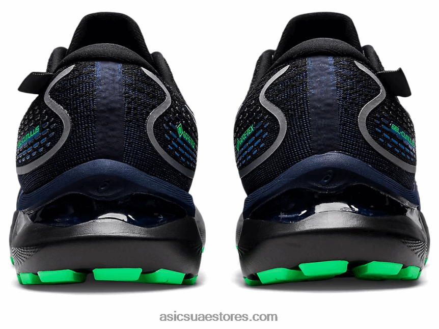 Asics الساحل الأسود / الأزرق جل-كومولوس 24 جي تي اكس 2N24DJ589
