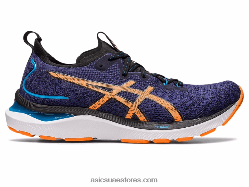 Asics أزرق نيلي / شمس خوخ جل-ركام 24 مك 2N24DJ632