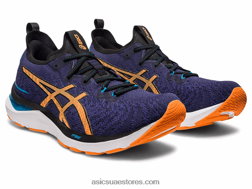 Asics أزرق نيلي / شمس خوخ جل-ركام 24 مك 2N24DJ632