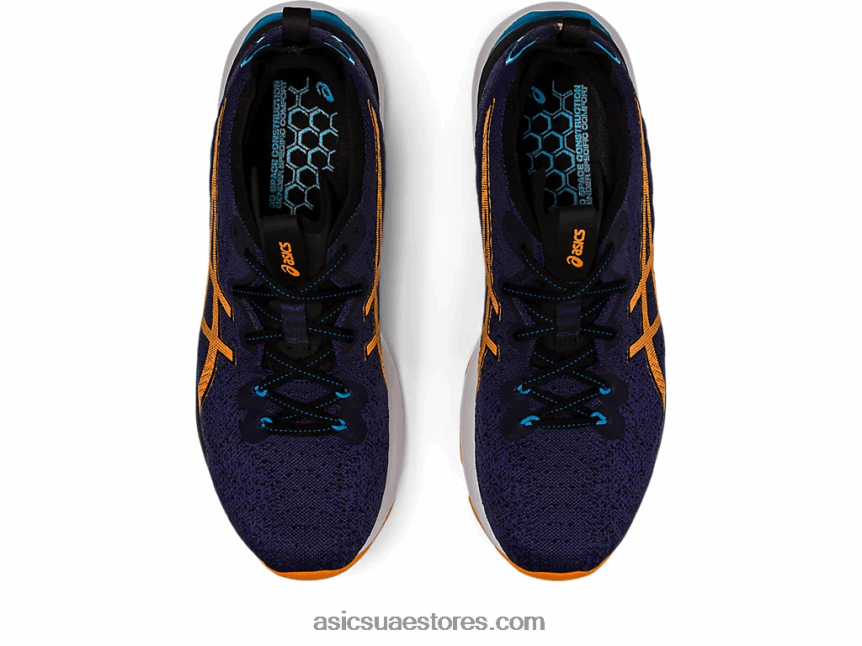 Asics أزرق نيلي / شمس خوخ جل-ركام 24 مك 2N24DJ632