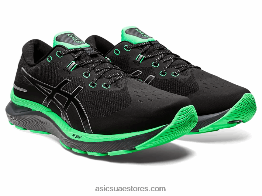 Asics أسود / ورقة جديدة جل-كومولوس 24 لايت شو 2N24DJ699