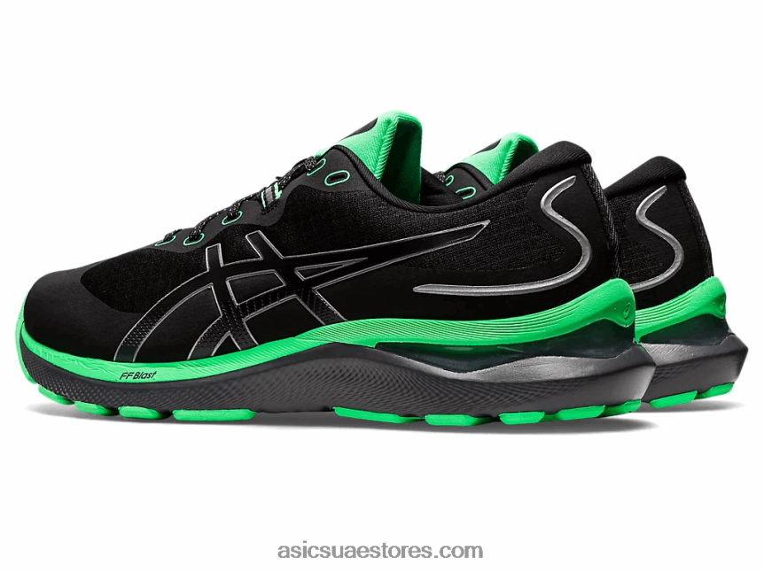 Asics أسود / ورقة جديدة جل-كومولوس 24 لايت شو 2N24DJ699