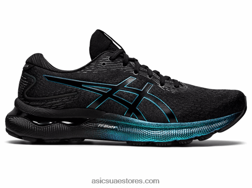 Asics أسود جل نيمبوس 24 بلاتينيوم 2N24DJ778