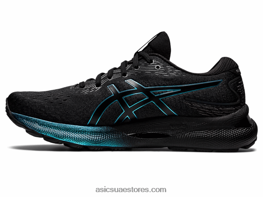 Asics أسود جل نيمبوس 24 بلاتينيوم 2N24DJ778
