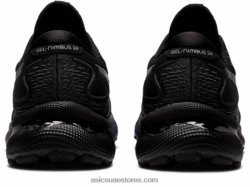 Asics أسود جل نيمبوس 24 بلاتينيوم 2N24DJ778