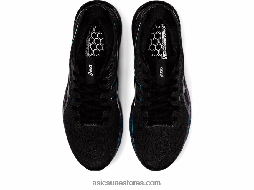 Asics أسود جل نيمبوس 24 بلاتينيوم 2N24DJ778