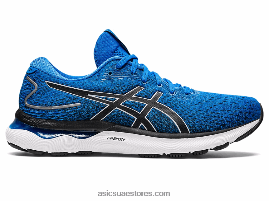Asics أزرق كهربائي / رمادي بيدمونت نيمبوس جل 24 2N24DJ920