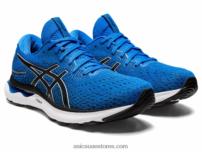 Asics أزرق كهربائي / رمادي بيدمونت نيمبوس جل 24 2N24DJ920