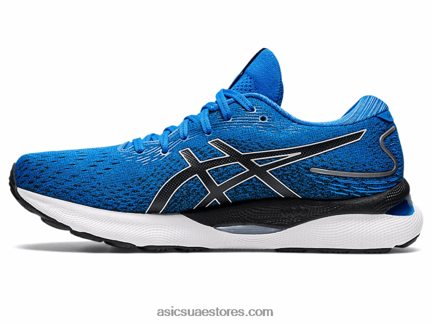 Asics أزرق كهربائي / رمادي بيدمونت نيمبوس جل 24 2N24DJ920