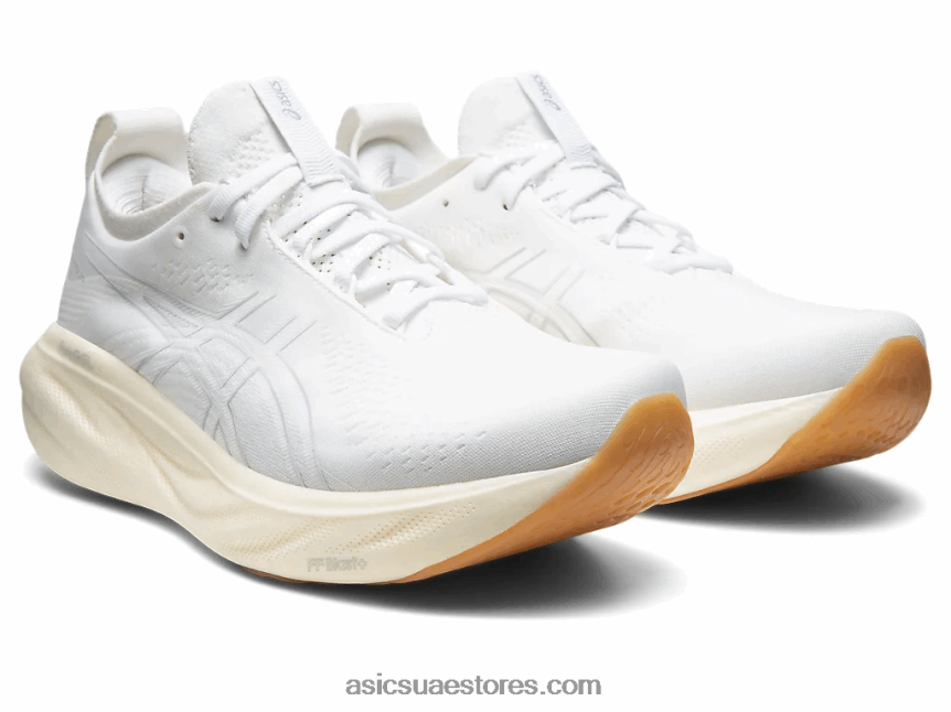 Asics أبيض جل نيمبوس 25 2N24DJ12
