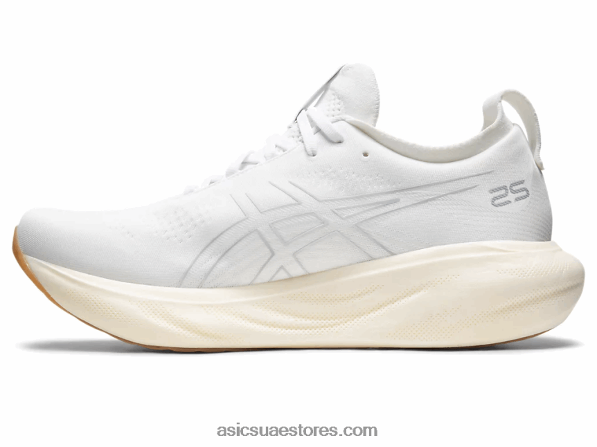 Asics أبيض جل نيمبوس 25 2N24DJ12