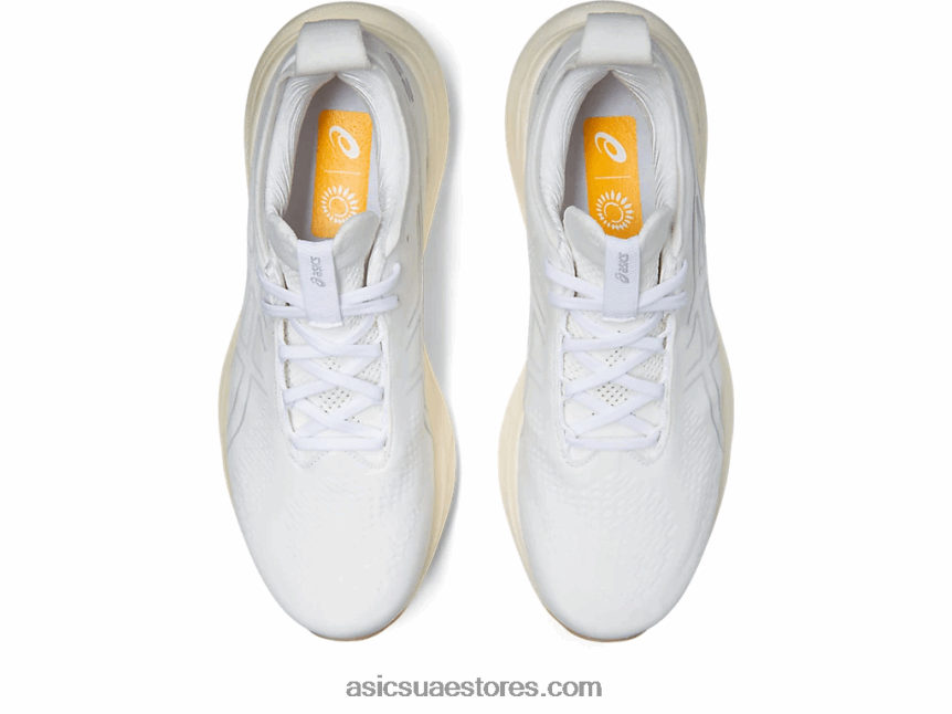 Asics أبيض جل نيمبوس 25 2N24DJ12