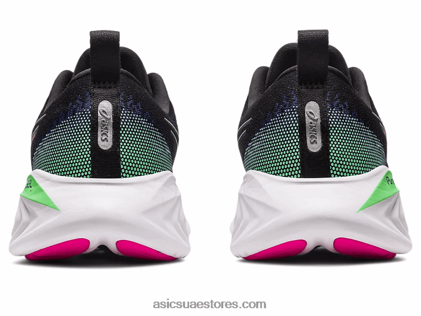 Asics الهذيان الأسود / الوردي جل الركام 25 2N24DJ2133