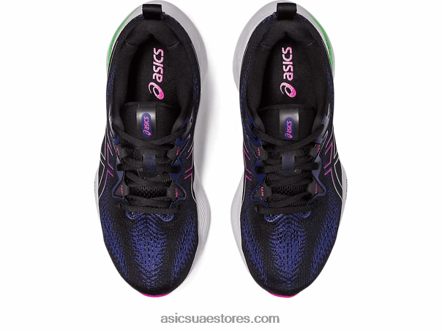 Asics الهذيان الأسود / الوردي جل الركام 25 2N24DJ2133