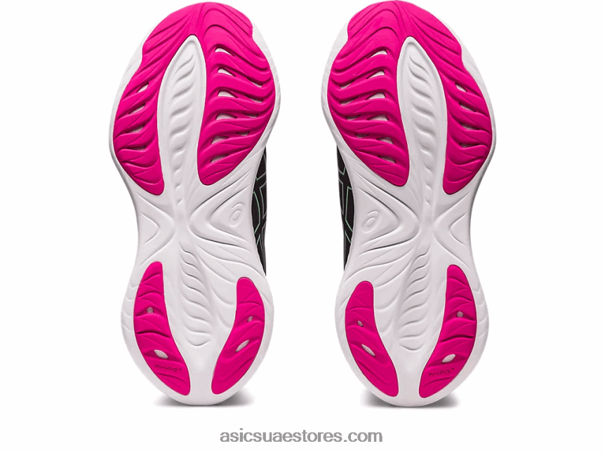 Asics الهذيان الأسود / الوردي جل الركام 25 2N24DJ2133