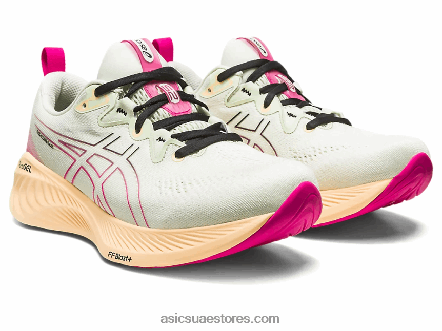 Asics همسة الهذيان الأخضر / الوردي جل الركام 25 2N24DJ2135