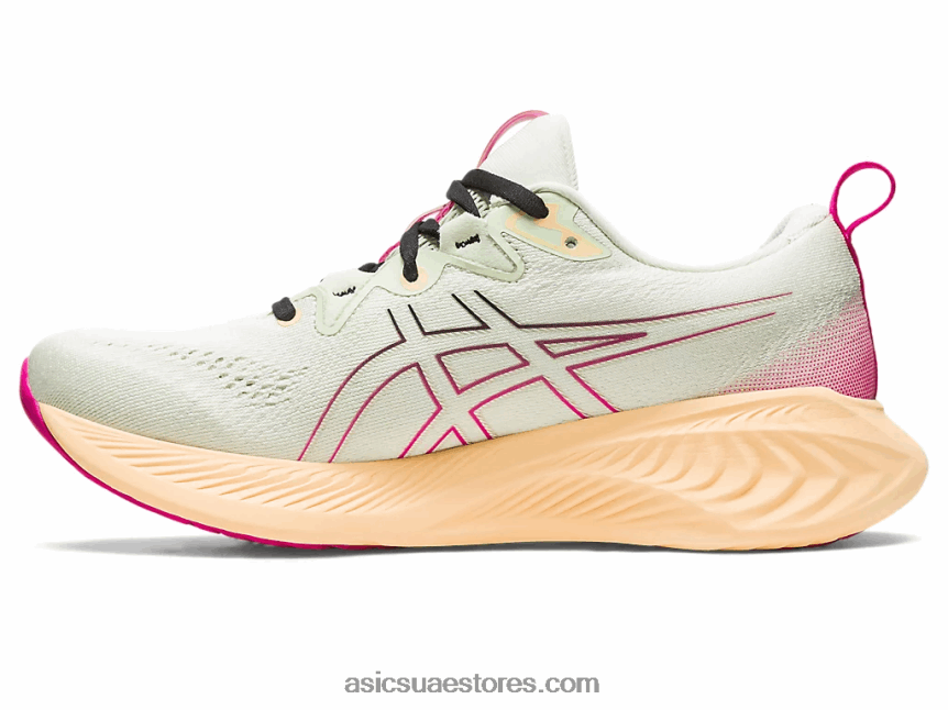 Asics همسة الهذيان الأخضر / الوردي جل الركام 25 2N24DJ2135