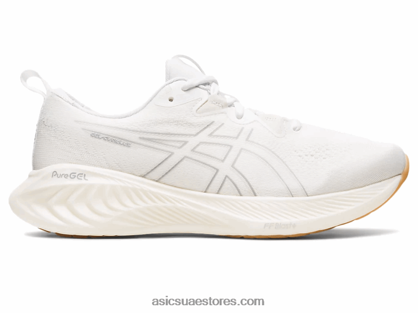 Asics أبيض جل الركام 25 2N24DJ2136