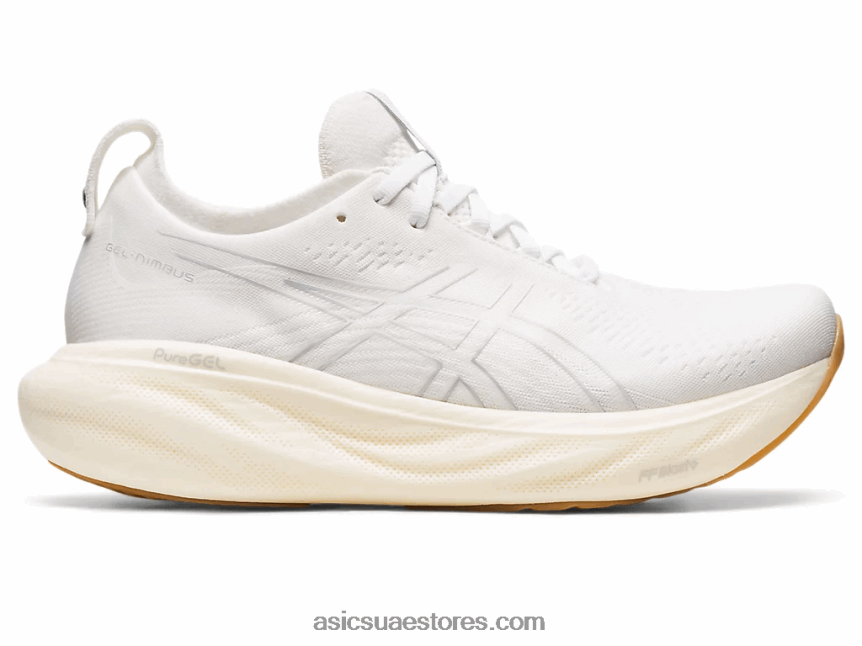 Asics أبيض جل نيمبوس 25 2N24DJ2154