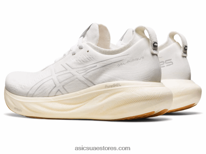Asics أبيض جل نيمبوس 25 2N24DJ2154