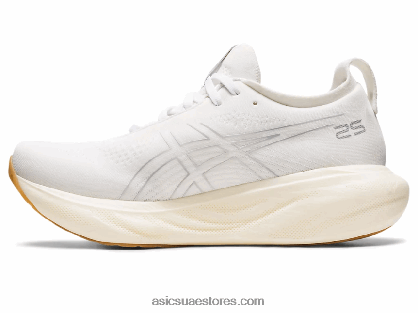 Asics أبيض جل نيمبوس 25 2N24DJ2154
