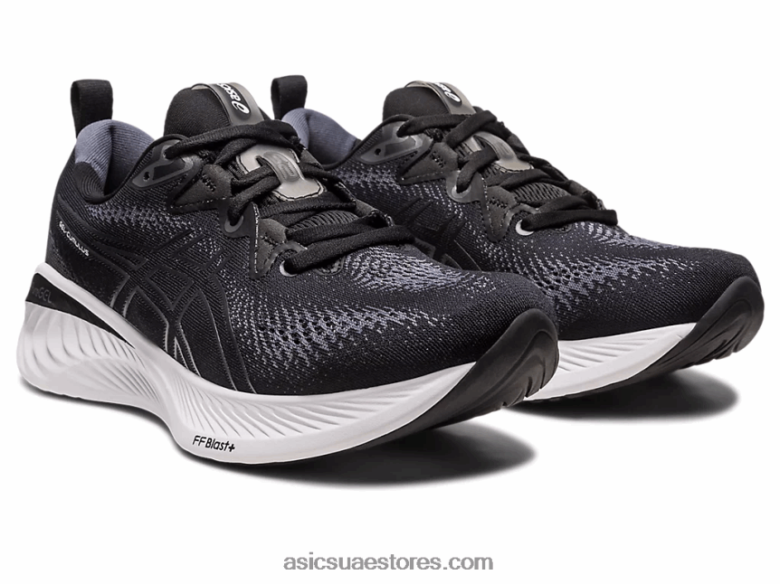 Asics أسود / أبيض جل الركام 25 2N24DJ2198