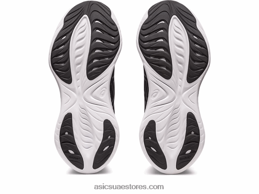 Asics أسود / أبيض جل الركام 25 2N24DJ2198