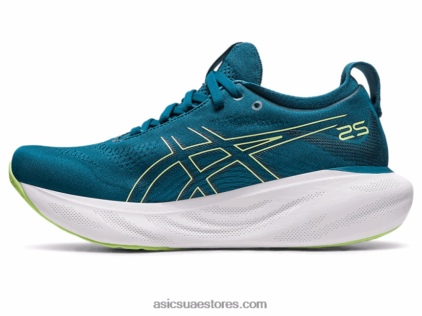 Asics حبر أزرق مخضر / ليموني جل نيمبوس 25 2N24DJ2259