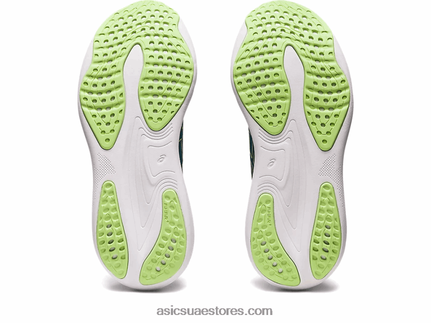 Asics حبر أزرق مخضر / ليموني جل نيمبوس 25 2N24DJ2259