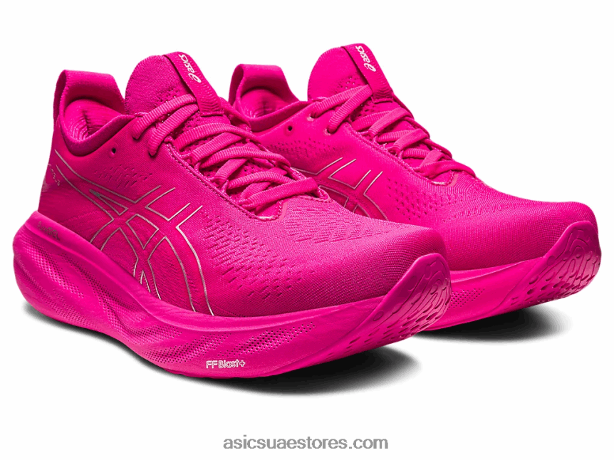 Asics الهذيان الوردي / الفضة النقية جل نيمبوس 25 2N24DJ2367