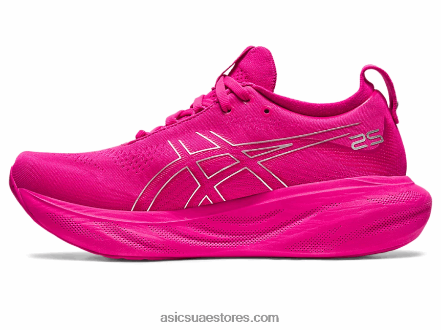 Asics الهذيان الوردي / الفضة النقية جل نيمبوس 25 2N24DJ2367