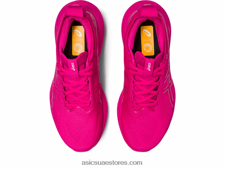 Asics الهذيان الوردي / الفضة النقية جل نيمبوس 25 2N24DJ2367
