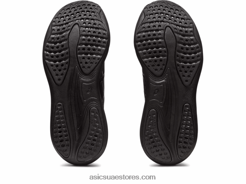 Asics أسود / رمادي جرافيت جل نيمبوس 25 2N24DJ2368