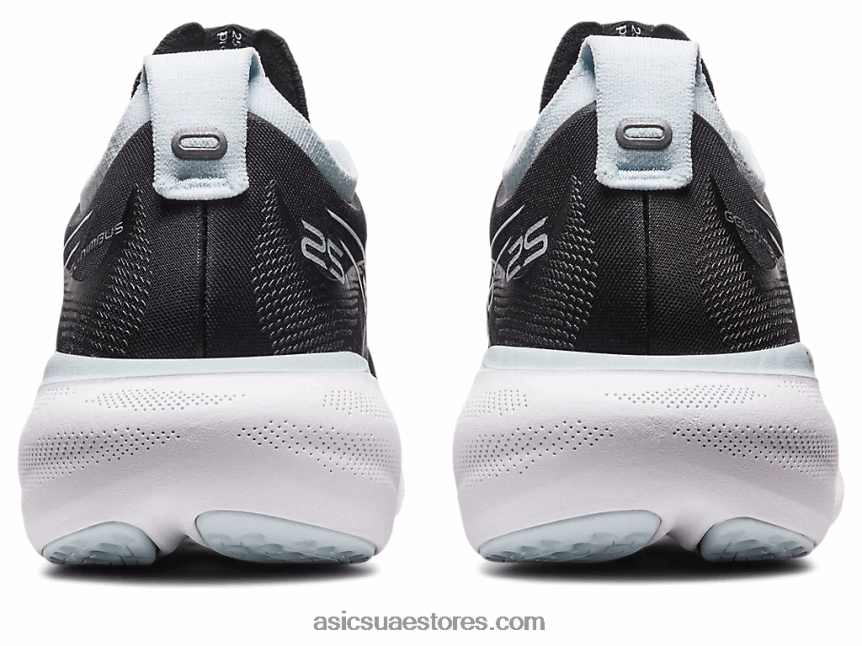 Asics أسود / أزرق تولد من جديد جل نيمبوس 25 2N24DJ2370