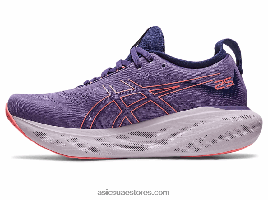 Asics أرجواني مغبر / بابايا جل نيمبوس 25 2N24DJ2372