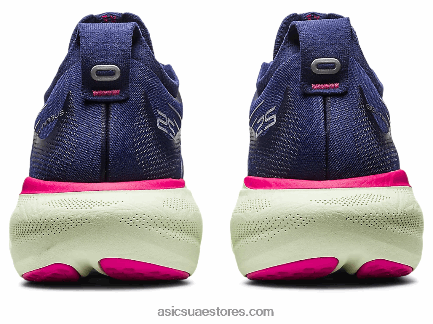 Asics أزرق نيلي / فضي نقي جل نيمبوس 25 2N24DJ2373