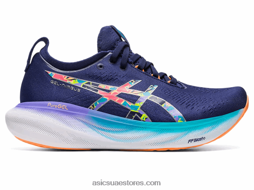 Asics نكهة الليمون الحامض / عرض خفيف جل نيمبوس 25 لايت شو 2N24DJ2374