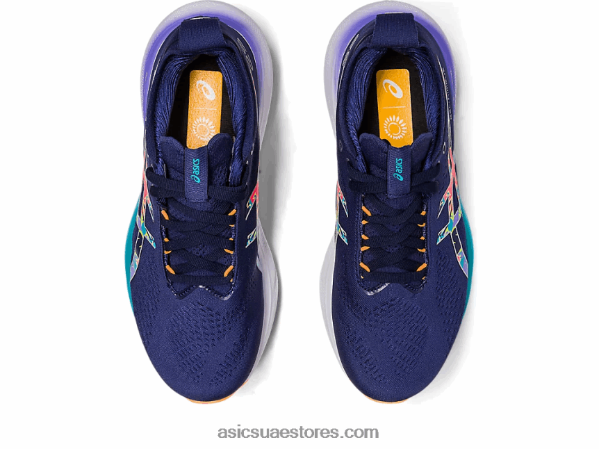 Asics نكهة الليمون الحامض / عرض خفيف جل نيمبوس 25 لايت شو 2N24DJ2374