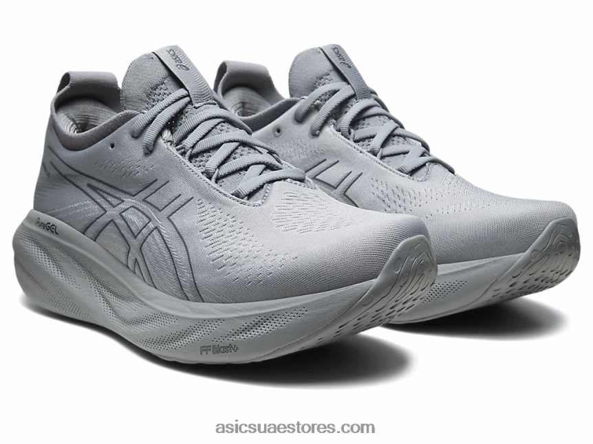 Asics صفيحة صخرية / رمادي ناقل جل نيمبوس 25 2N24DJ332