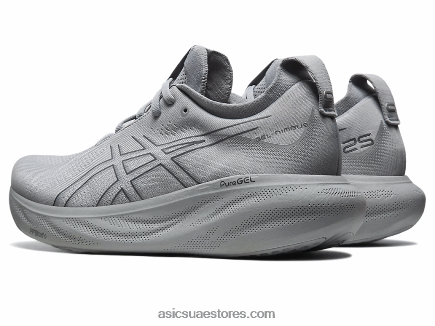 Asics صفيحة صخرية / رمادي ناقل جل نيمبوس 25 2N24DJ332